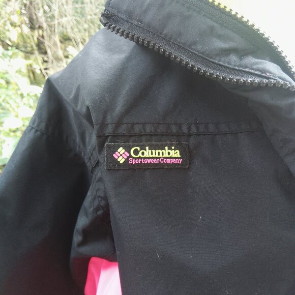 Vintage 90s Columbia Bugaboo Zip Up Neon Nylon Granola Girl Gorpcore Jacket - Picture 9 of 12